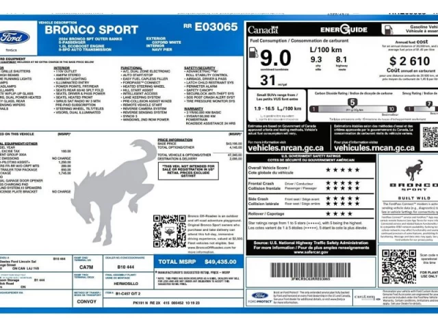 Ford Bronco Outer Banks 4x4 TECH PACKAGE 2024