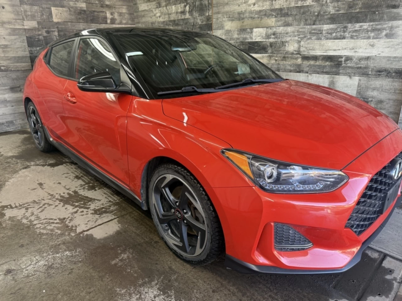 2019 Hyundai Veloster Turbo Tech AUTO CUIR TOIT NAV **APPROUVÉ À 99.9%** Main Image